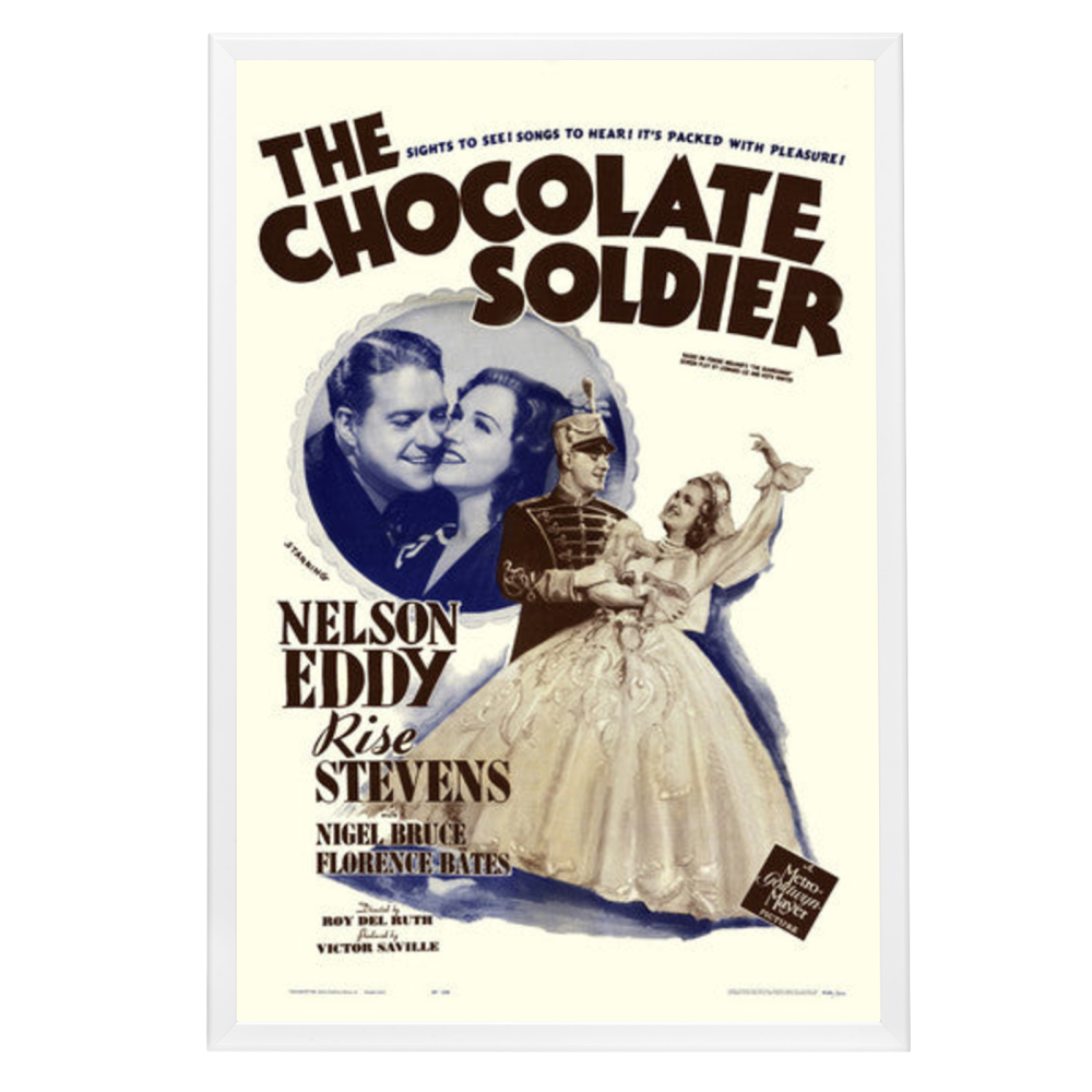 "Chocolate Soldier" (1941) Framed Movie Poster