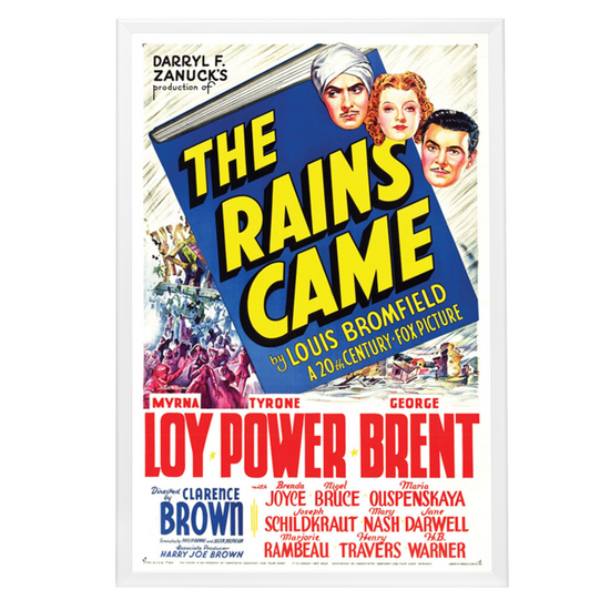 "Rains Came" (1939) Framed Movie Poster