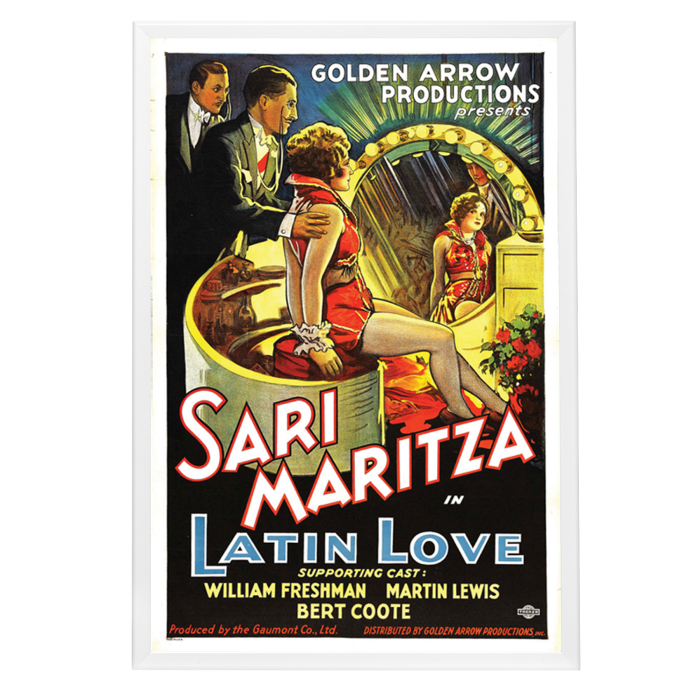 "Latin Love aka Greek Street" (1930) Framed Movie Poster