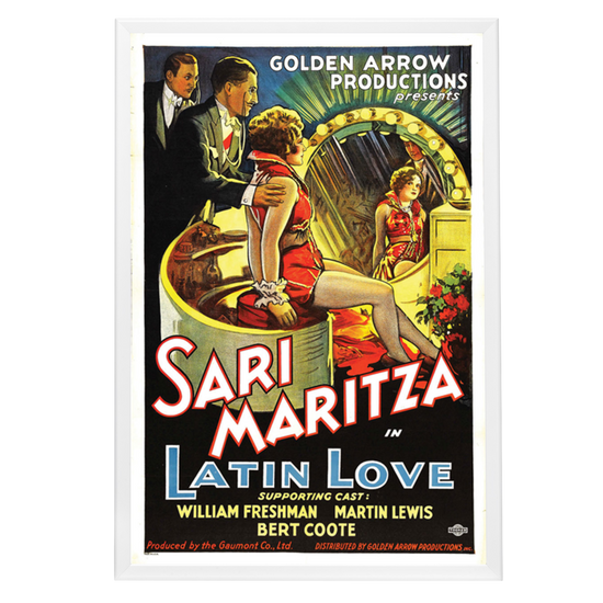 "Latin Love aka Greek Street" (1930) Framed Movie Poster