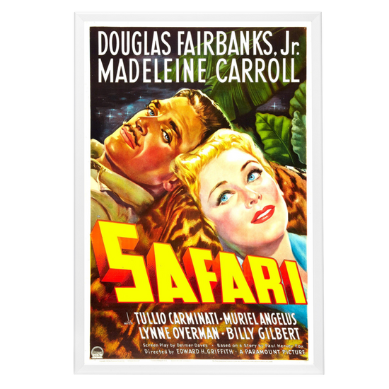 "Safari" (1956) Framed Movie Poster