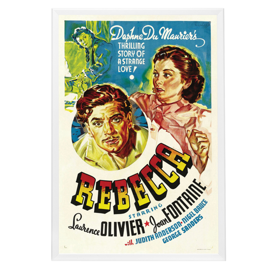 "Rebecca" (1940) Framed Movie Poster