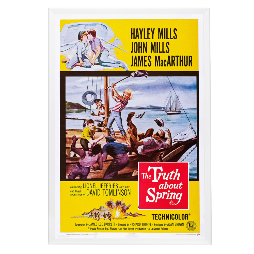 "Truth About Spring" (1964) Framed Movie Poster