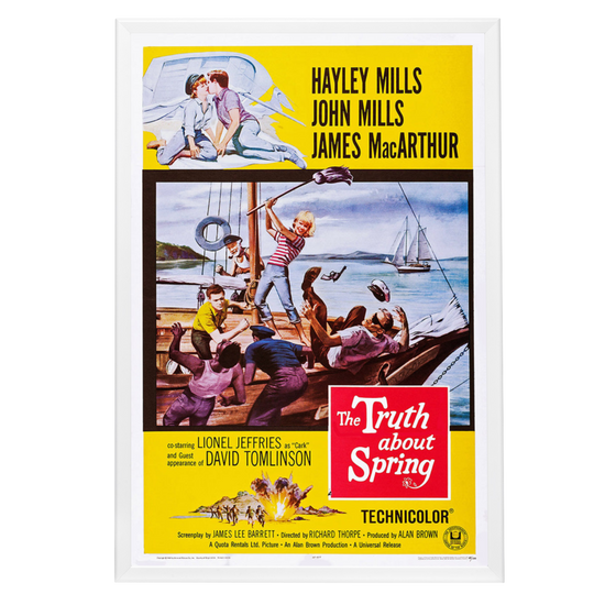 "Truth About Spring" (1964) Framed Movie Poster