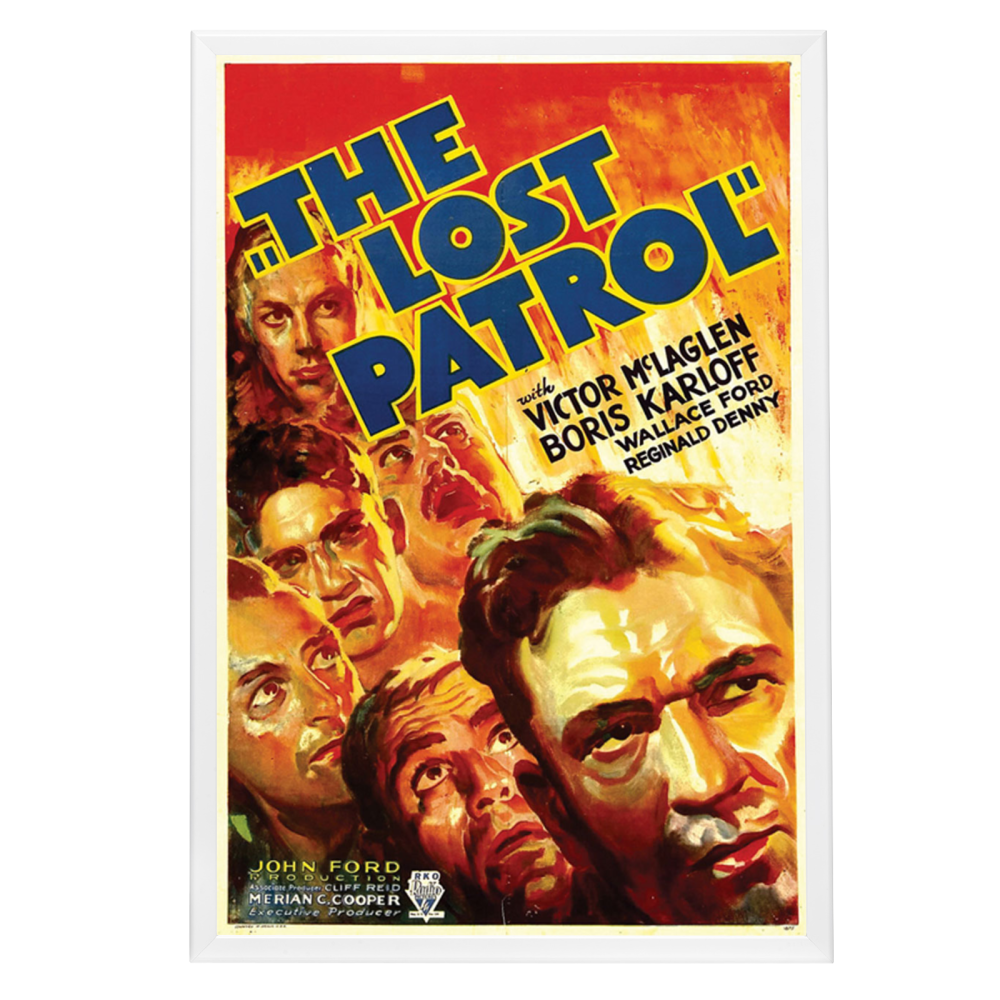 "Lost Patrol" (1934) Framed Movie Poster