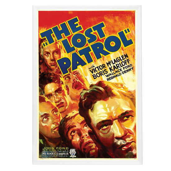 "Lost Patrol" (1934) Framed Movie Poster