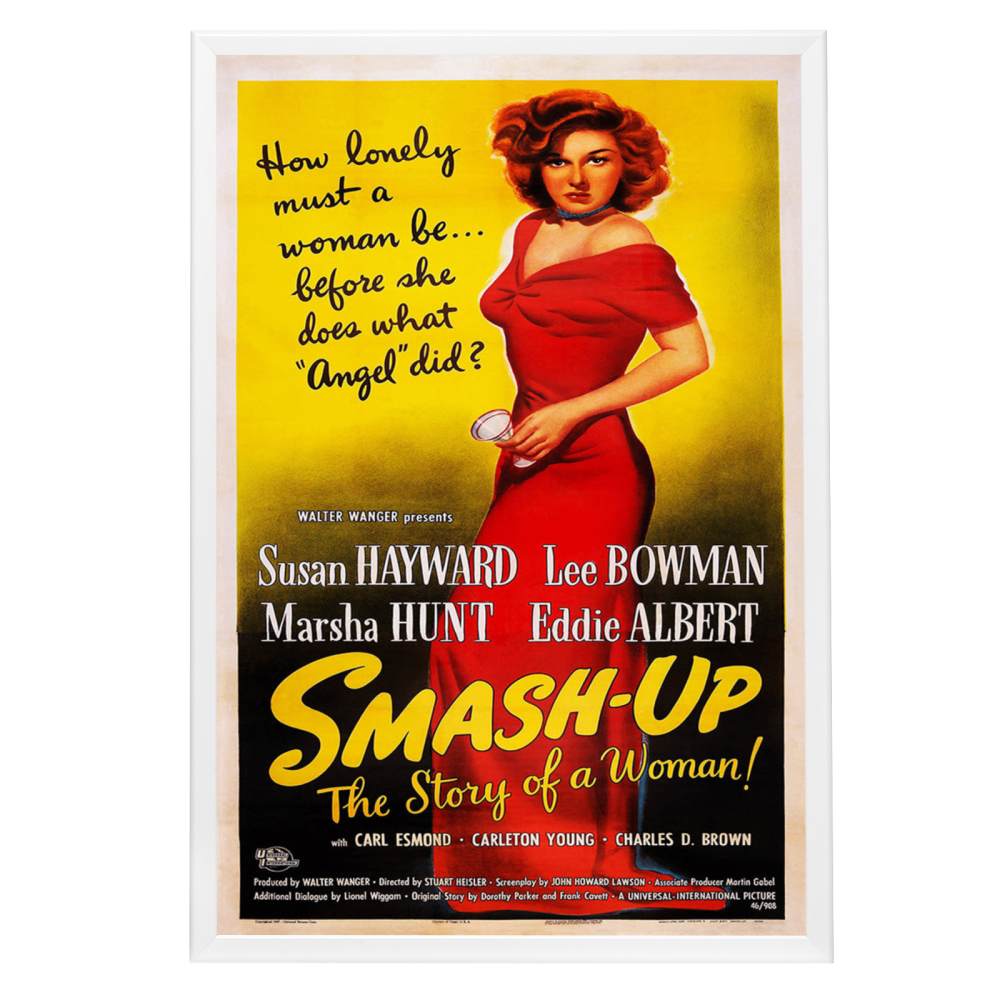 "Smash-Up: The Story Of A Woman" (1947) Framed Movie Poster