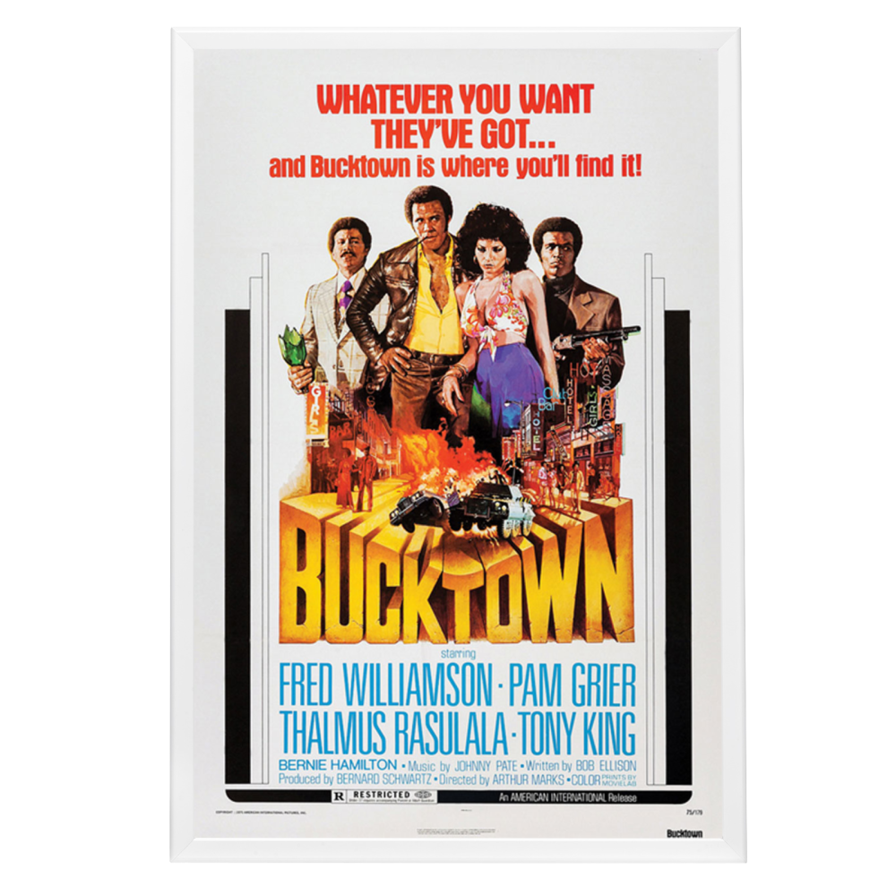 "Bucktown" (1975) Framed Movie Poster