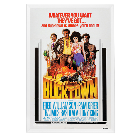 "Bucktown" (1975) Framed Movie Poster