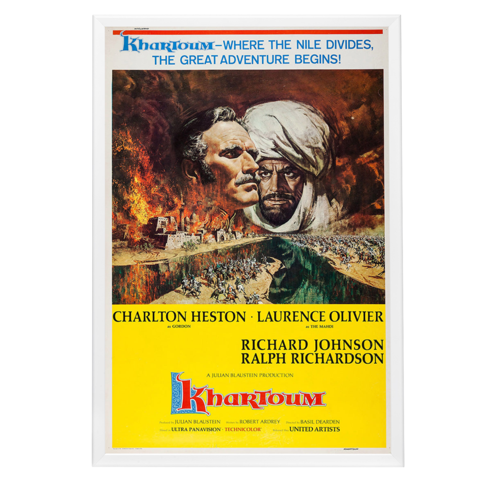 "Khartoum" (1966) Framed Movie Poster