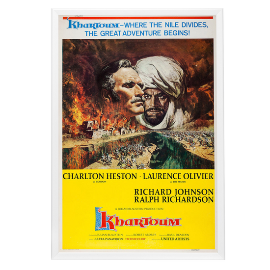 "Khartoum" (1966) Framed Movie Poster