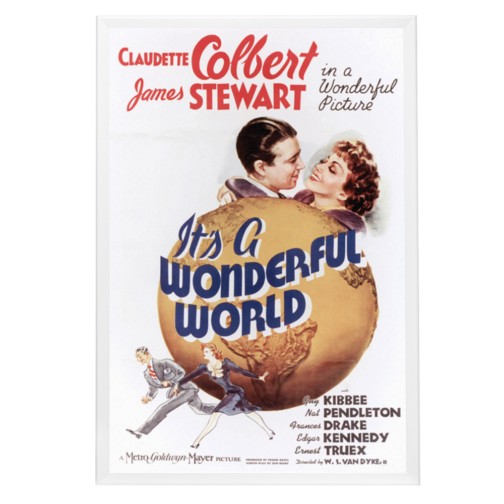 "It's A Wonderful World" (1939) Framed Movie Poster