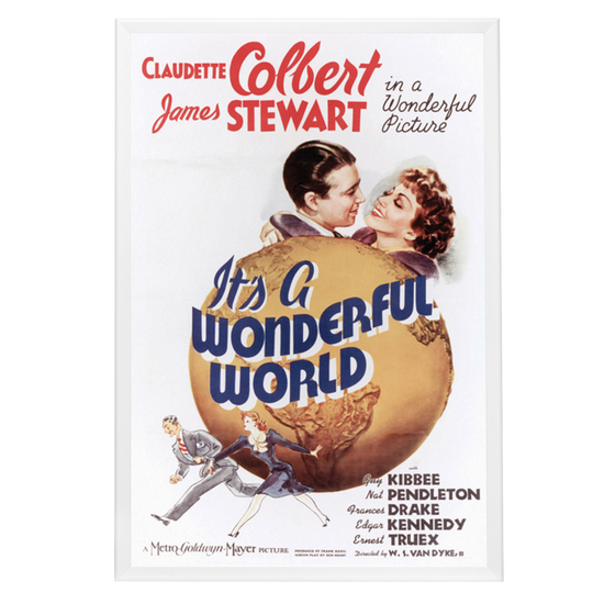 "It's A Wonderful World" (1939) Framed Movie Poster