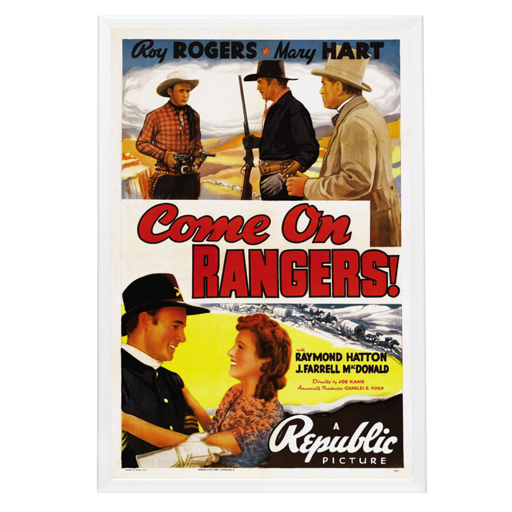 "Come On, Rangers" (1938) Framed Movie Poster