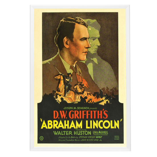 "Abraham Lincoln" (1930) Framed Movie Poster