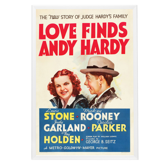 "Love Finds Andy Hardy" (1938) Framed Movie Poster