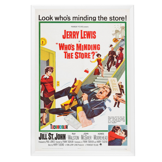 "Who's Minding The Store" (1963) Framed Movie Poster