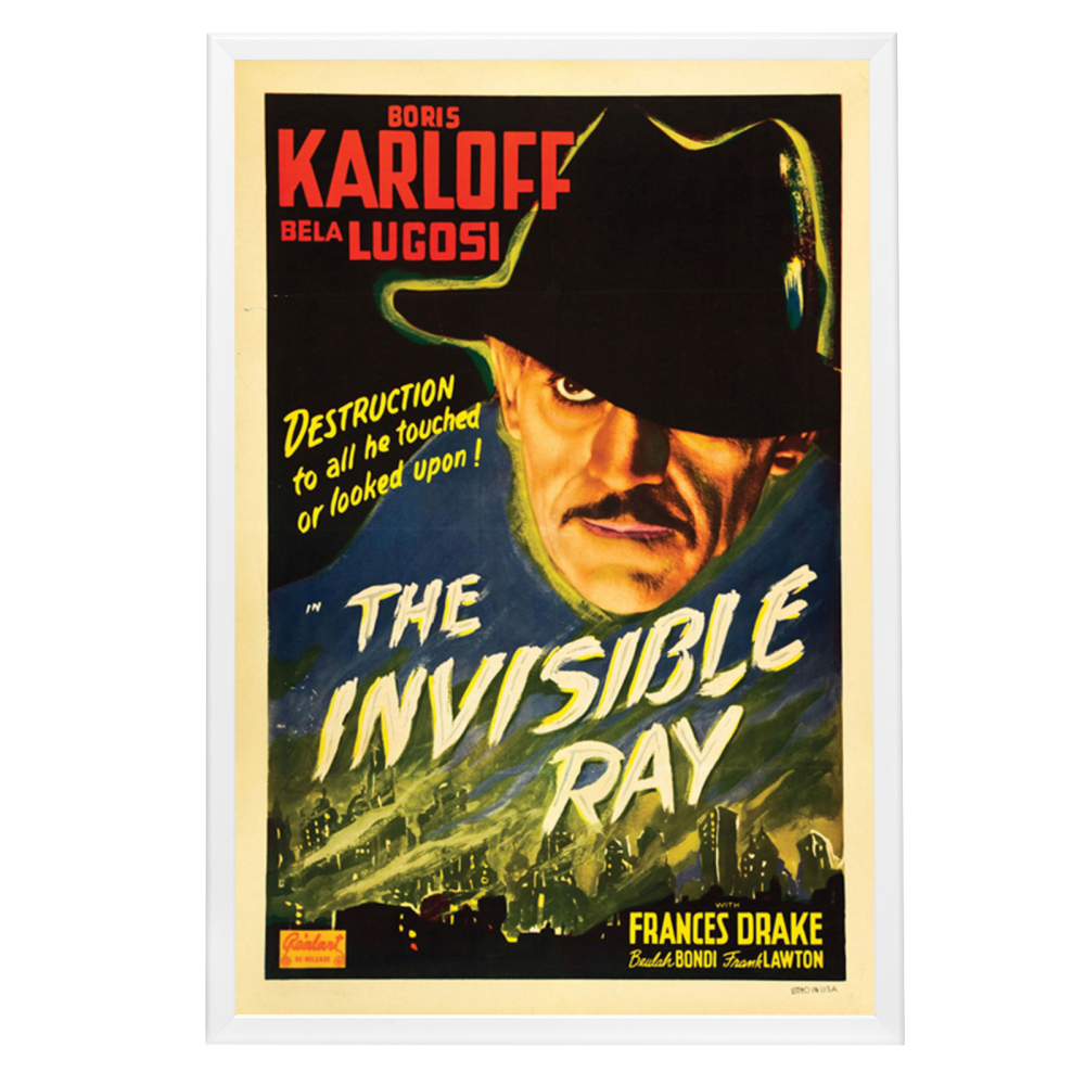 "Invisible Ray" (1936) Framed Movie Poster