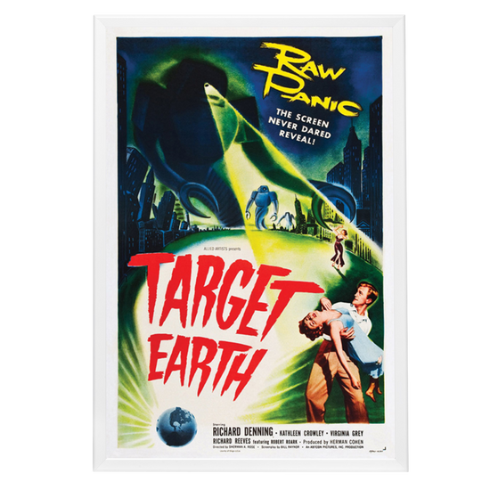 "Target Earth" (1954) Framed Movie Poster