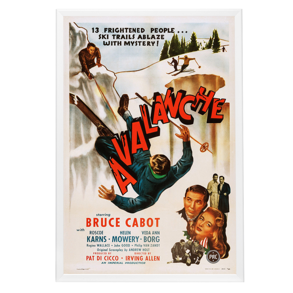 "Avalanche" (1978) Framed Movie Poster