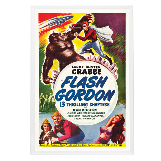 "Flash Gordon" (1936) Framed Movie Poster