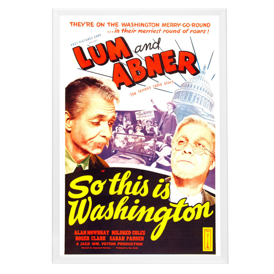 "So This Is Washington" (1943) Framed Movie Poster