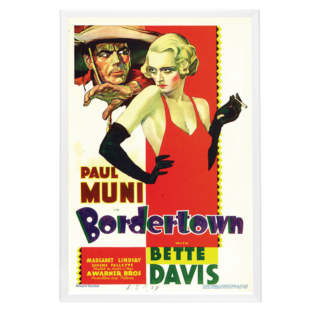 "Bordertown" (1935) Framed Movie Poster