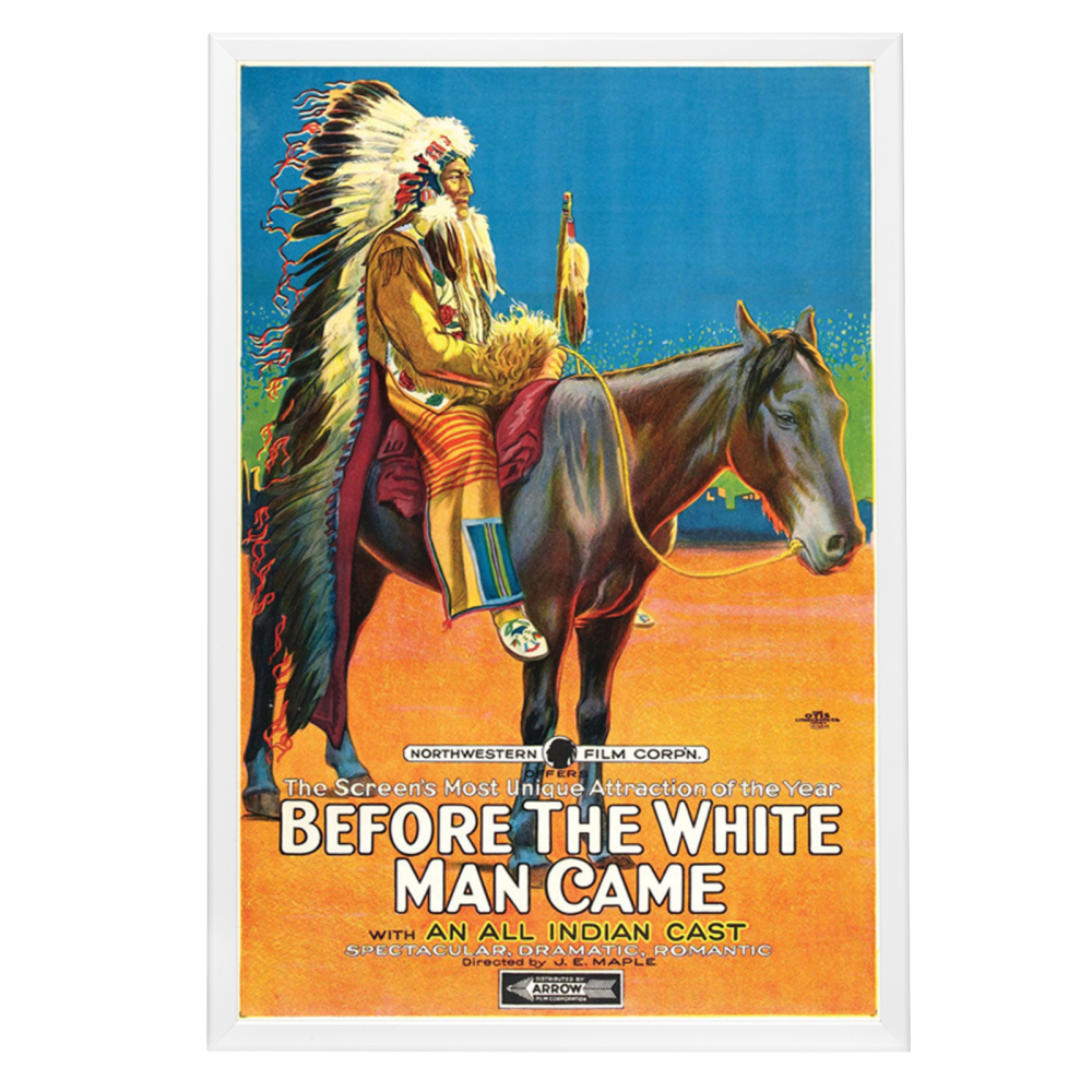 "Before The White Man Came" (1920) Framed Movie Poster