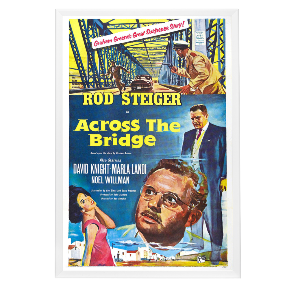 "Across The Bridge" (1957) Framed Movie Poster