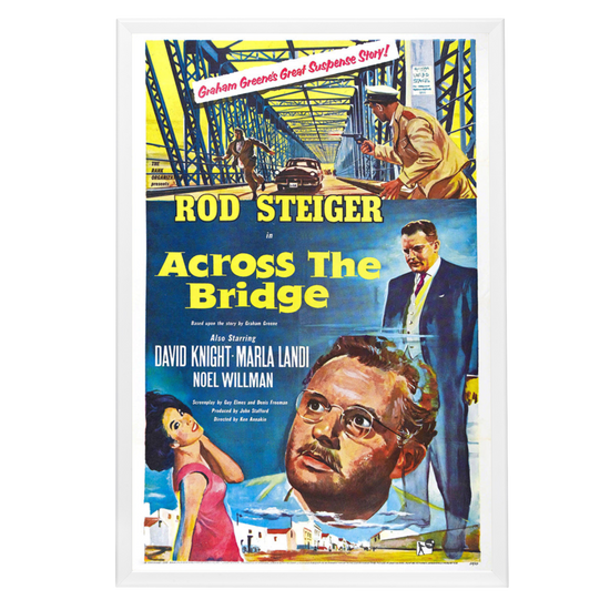 "Across The Bridge" (1957) Framed Movie Poster