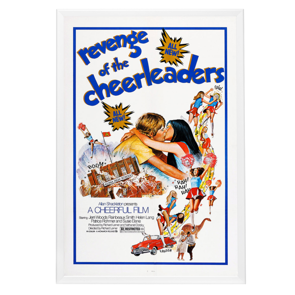 "Revenge Of The Cheerleaders" (1976) Framed Movie Poster
