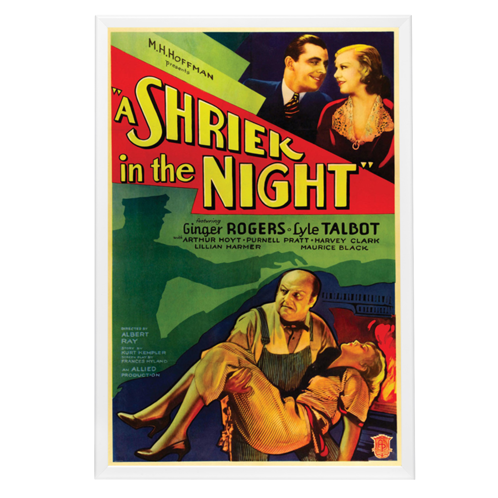 "Shriek In The Night" (1933) Framed Movie Poster