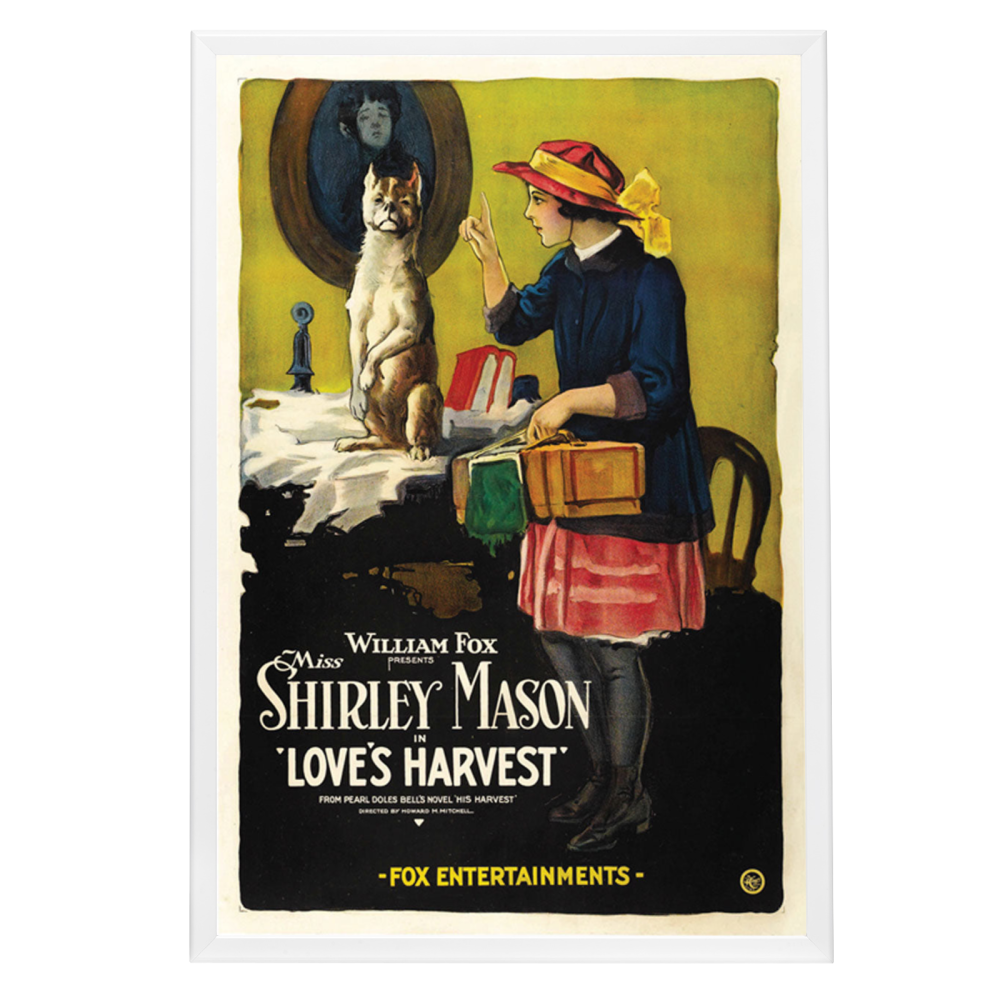 "Love's Harvest" (1920) Framed Movie Poster