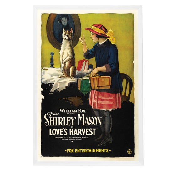 "Love's Harvest" (1920) Framed Movie Poster
