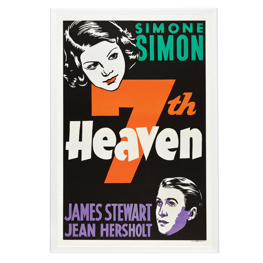 "Seventh Heaven" (1937) Framed Movie Poster