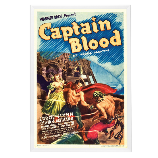 "Captain Blood" (1935) Framed Movie Poster