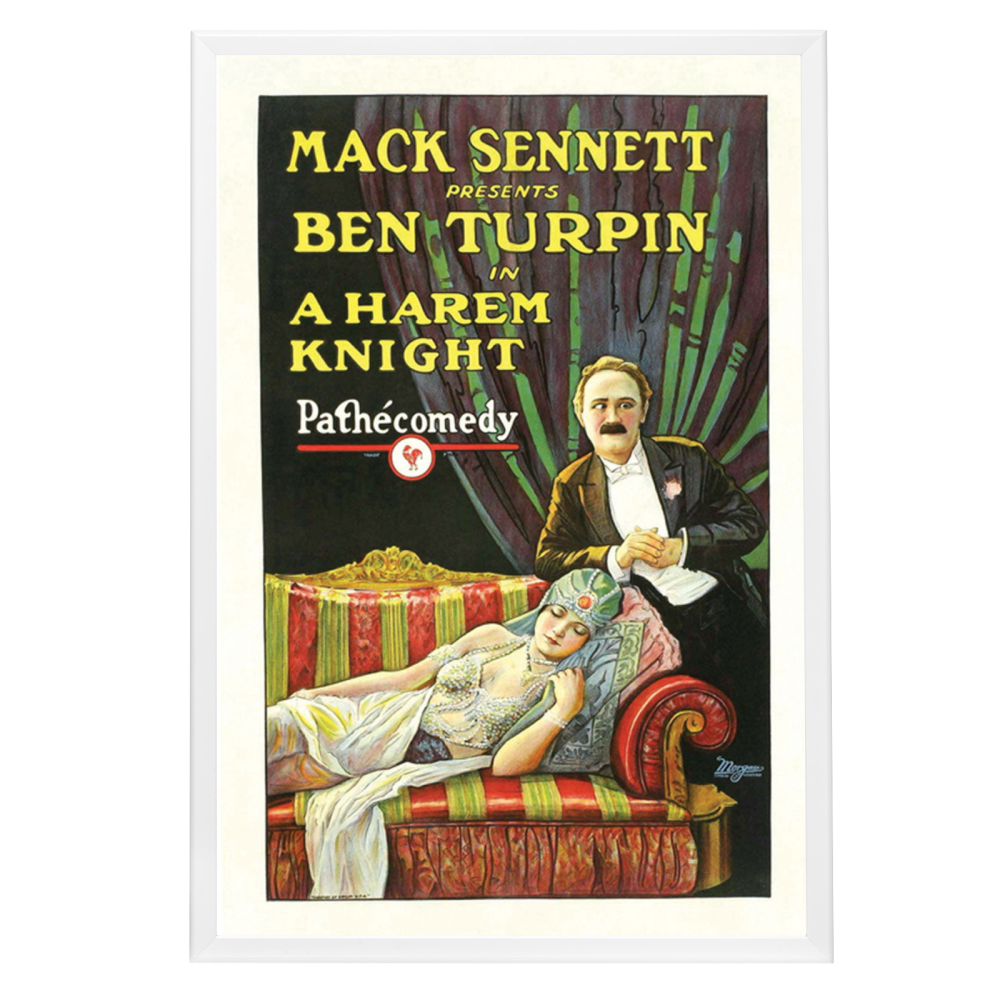 "Harem Knight" (1926) Framed Movie Poster
