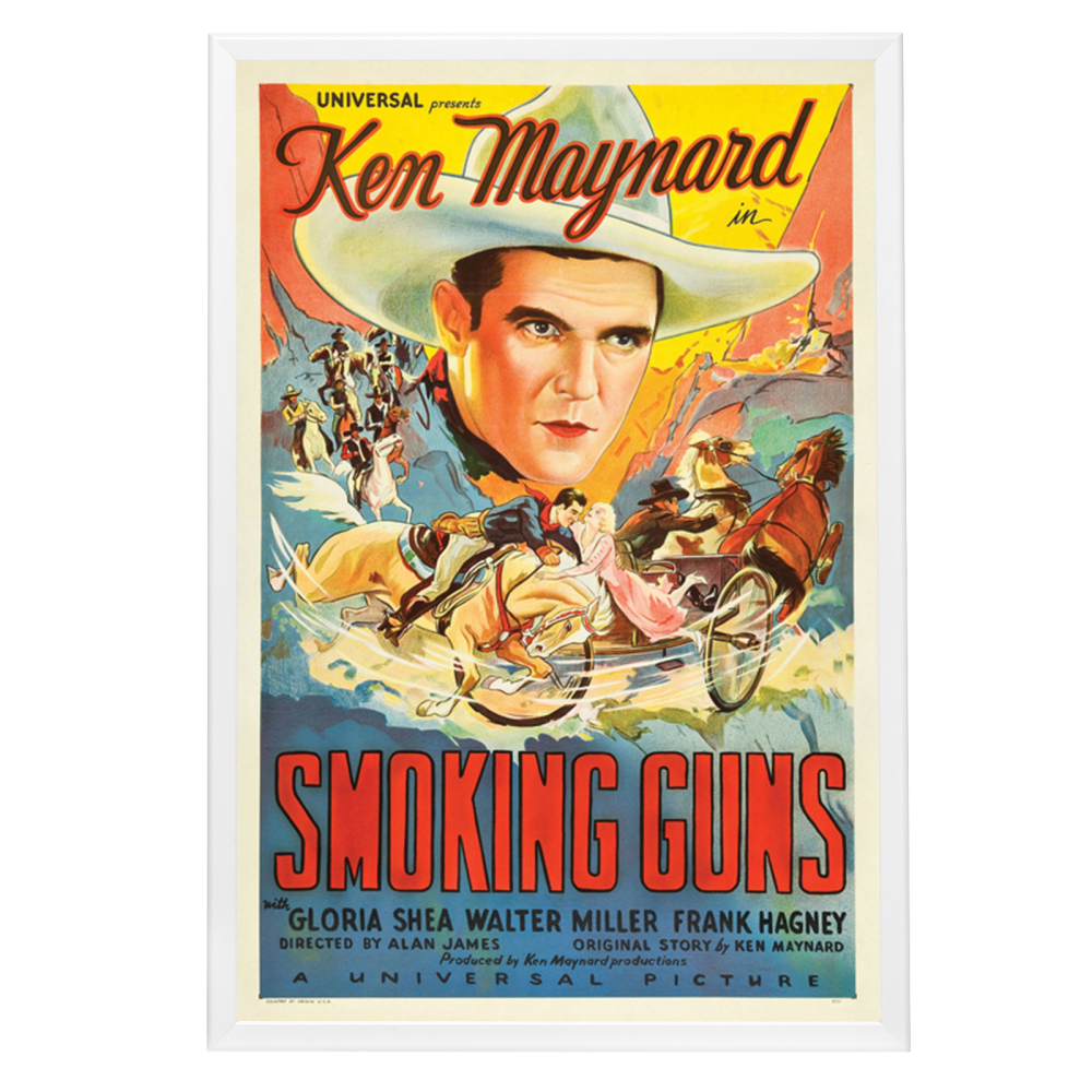 "Smoking Guns" (1934) Framed Movie Poster