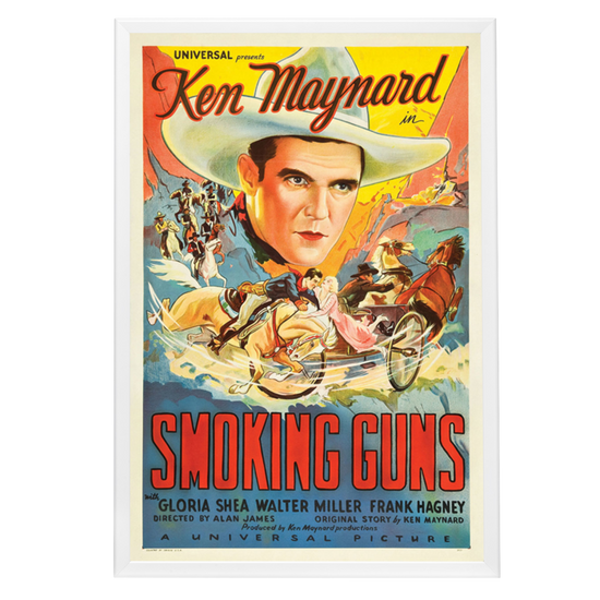 "Smoking Guns" (1934) Framed Movie Poster