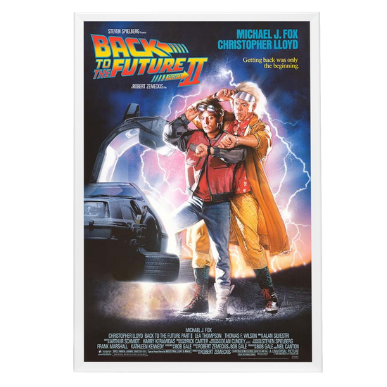 "Back To The Future 2" (1989) Framed Movie Poster