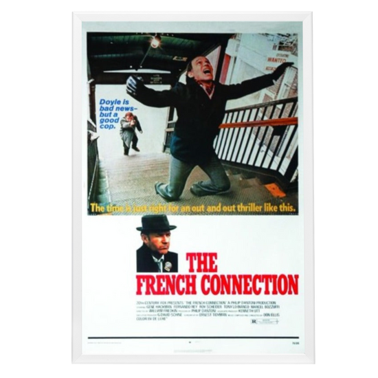 "French Connection" (1971) Framed Movie Poster