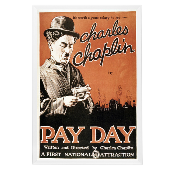 "Pay Day" (1922) Framed Movie Poster