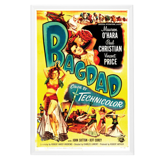 "Bagdad" (1949) Framed Movie Poster