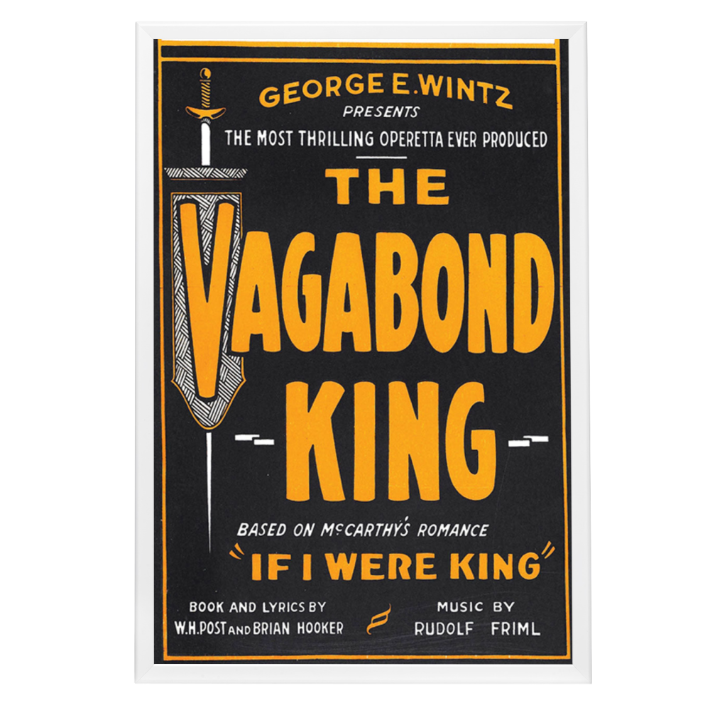 "Vagabond King" (1930) Framed Movie Poster