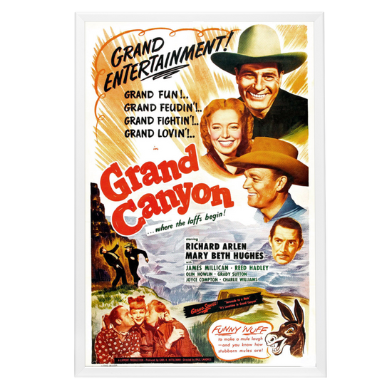 "Grand Canyon" (1949) Framed Movie Poster