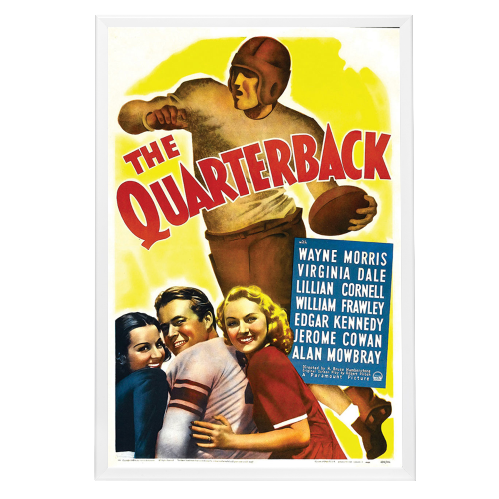 "Quarterback" (1940) Framed Movie Poster