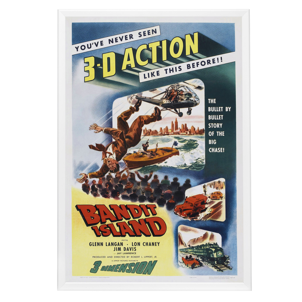 "Bandit Island" (1953) Framed Movie Poster