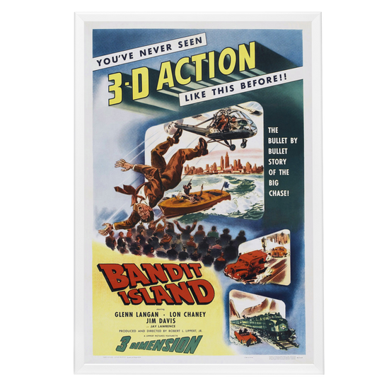 "Bandit Island" (1953) Framed Movie Poster