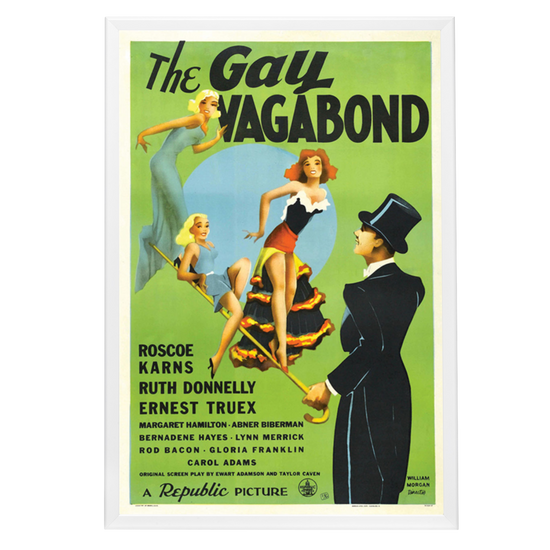 "Gay Vagabond" (1941) Framed Movie Poster