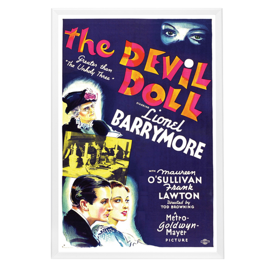 "Devil Doll" (1936) Framed Movie Poster